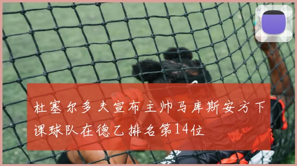 杜塞尔多夫宣布主帅马库斯安方下课球队在德乙排名第14位